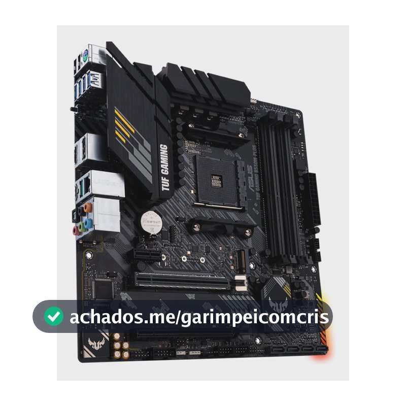 Placa Mãe Asus Tuf B550m-plus, Ddr4, Am4, Matx, B550