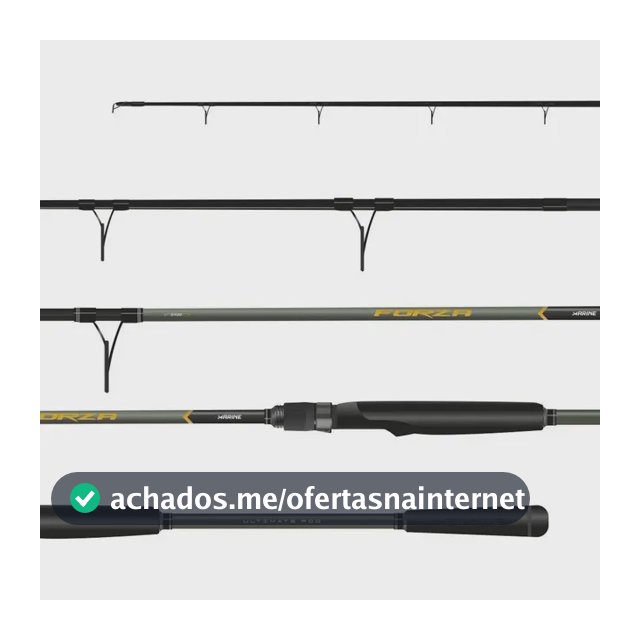 Vara Forza Marine Frz-s802xhxf 2,44m 30-60lb Para Molinete Preto Fosco
