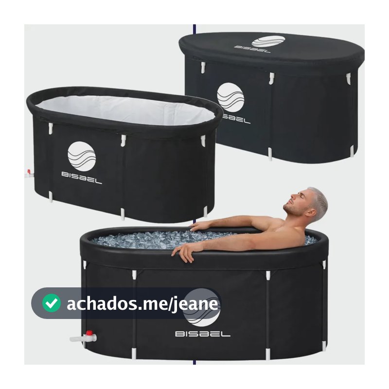 Banheira Portátil Gelo Recovery Crioterapia Doméstica Grande