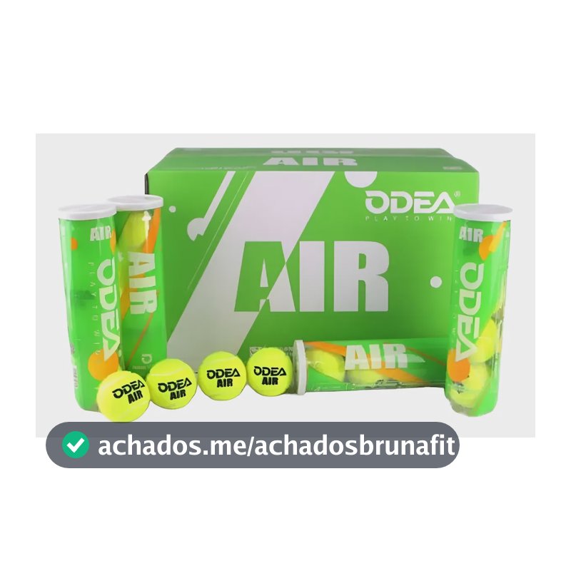 Caixa De Bolas De Tênis Odea Air - (24x4) Caixa Com 96 Bolas Amarelo