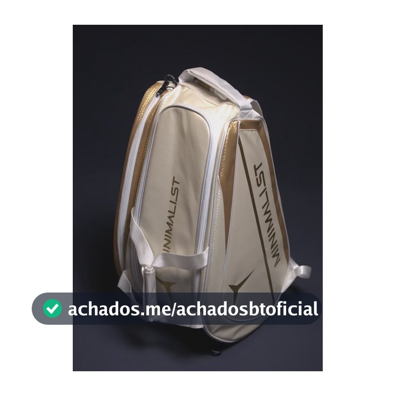 Raqueteira Beach Tennis Minimalist Blanc 2026 Branco