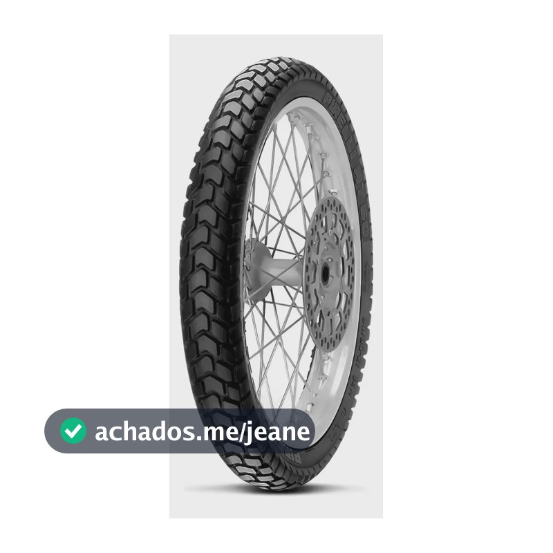 Pneu moto Pirelli Aro 19 MT60 90/90-19 52P TT Dianteiro montagem com câmara