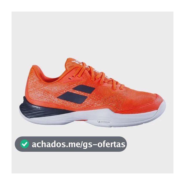 Tênis Babolat Jet Mach 3 Clay Laranja Masculino