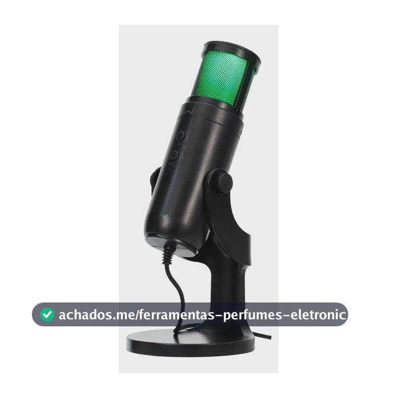 Microfone Mads Com Fio Preto Warrior - Ph690