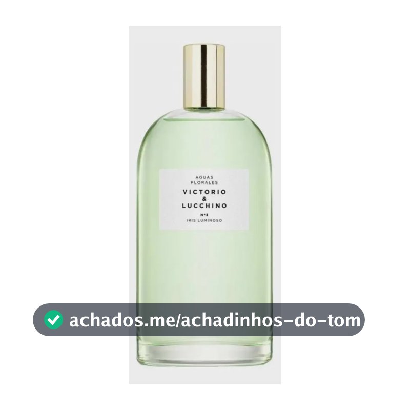 Perfume feminino Águas Florales Nº3 Iris Luminoso Eau de Toilette 150 ml Victorio & Lucchino