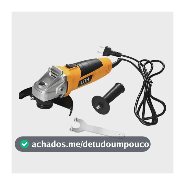 Esmerilhadeira Angular Lith LT3035 600W Disco 125mm Trava Segurança