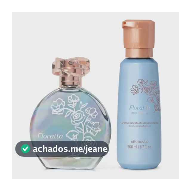 Combo Floratta Blue Crystal Colônia 75ml + Hidratante 200ml