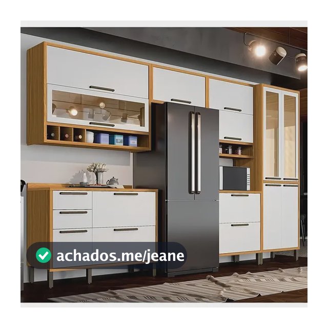 Cozinha Modulada Completa 6 Peças 12 Portas 4 Gavetas E Wt