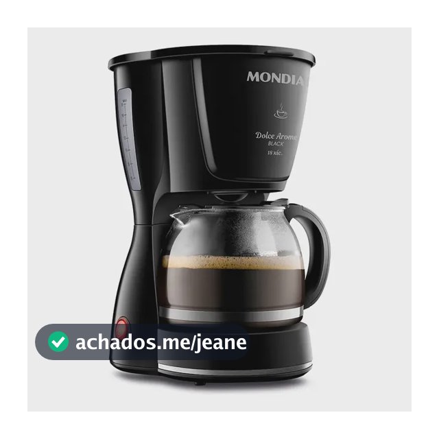 Cafeteira Elétrica Dolce Arome Mondial 550W - C-30-18X-FB