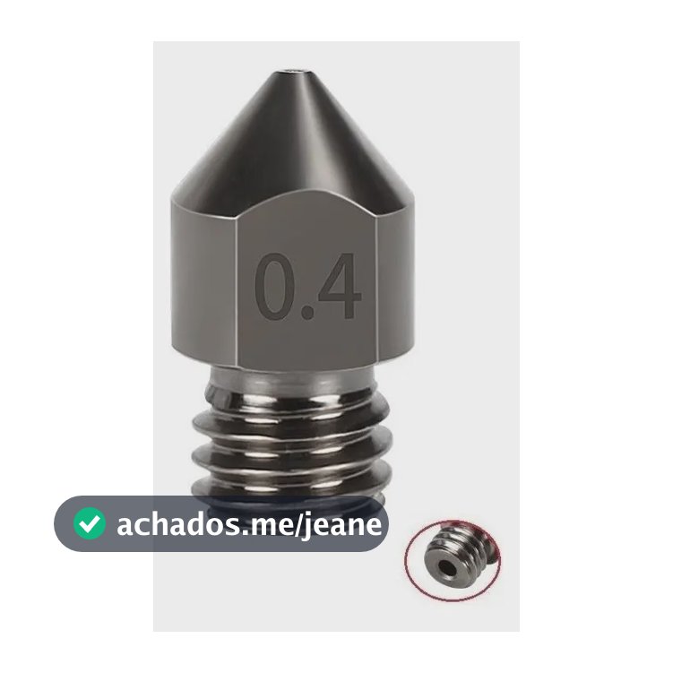 Bico MK8 0,4 Aço Endurecido