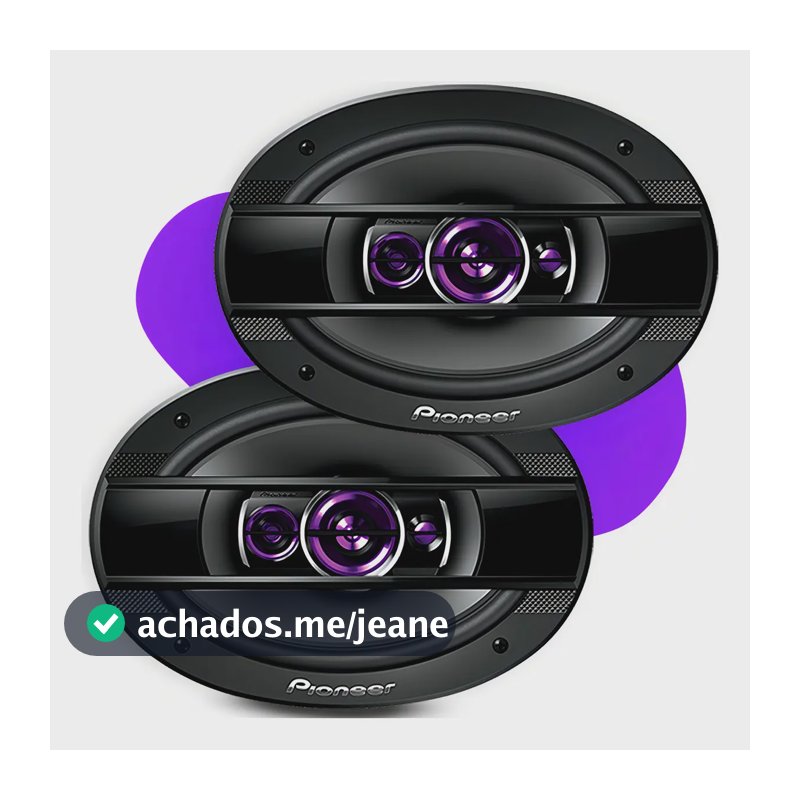 Par De Alto Falante 6x9 Pioneer Quadriaxial Ts-6960br