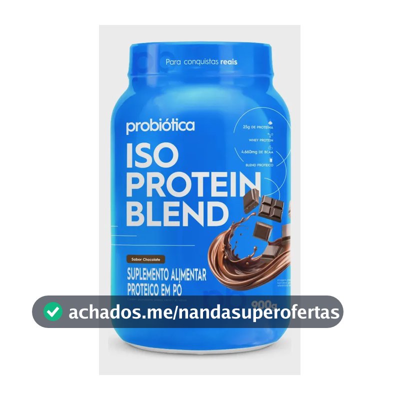 Whey protein Probiótica Iso Blend em pó sabor Chocolate x 900g