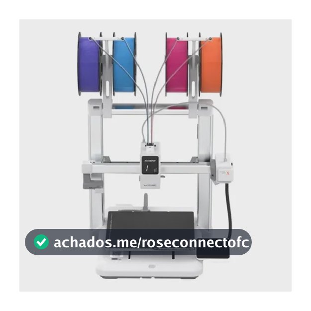 Impressora 3d Anycubic Kobra X Multicolor 4 Cores 600mm/s 127/220v Prateado