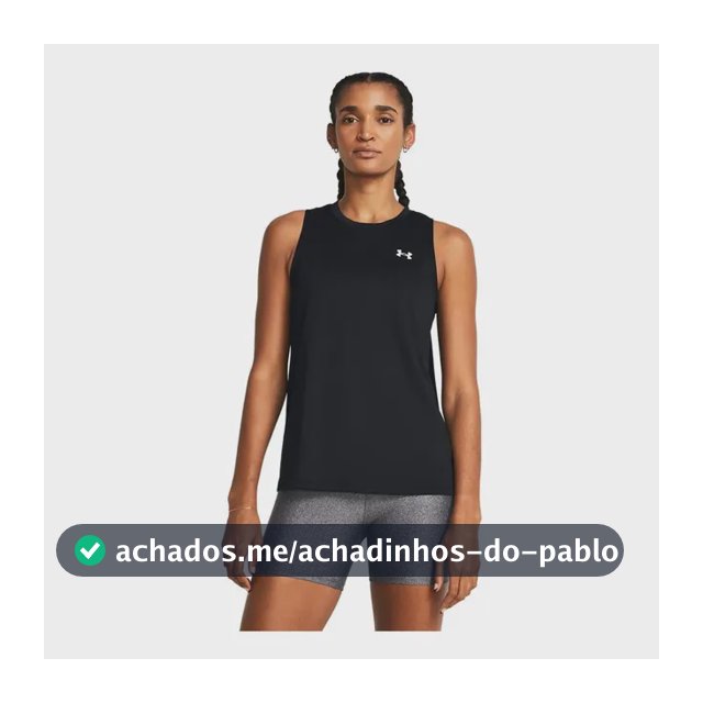 Regata De Treino Feminina Under Armour Tech Tank