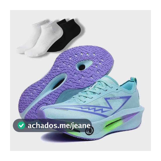 Tênis Breathable Corrida Com Placa Fibra Carbono Embutida Azul 43 Eu