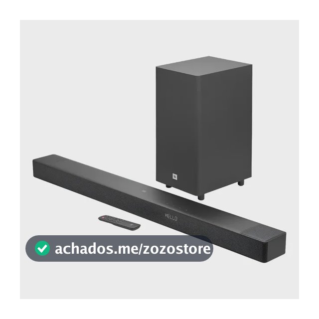 Soundbar JBL Cinema SB595 Bluetooth 220w 3.1.2 Canais - JBLSB595BLKBR