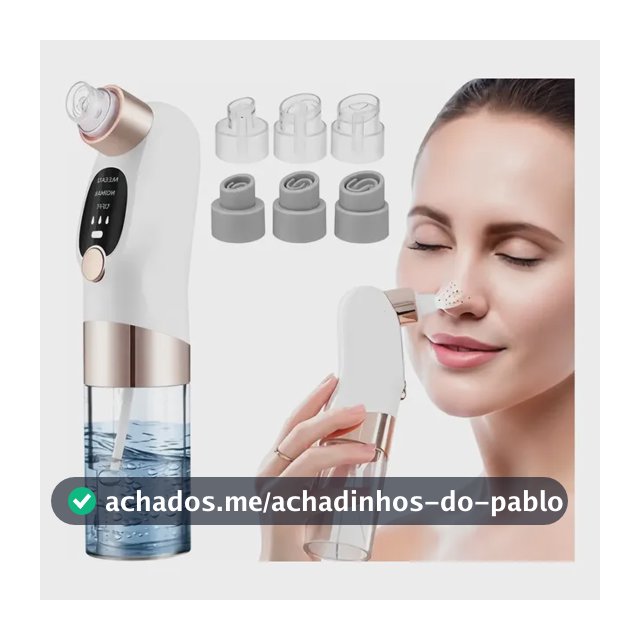 Removedor De Cravos Sem Fio Recarregável 6 Ponteiras Poderos 127/220v