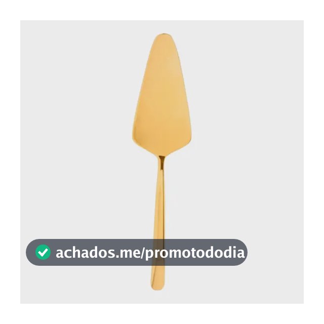 Espatula P/ Bolo Dourada Inox Viena 25cm - Wolff