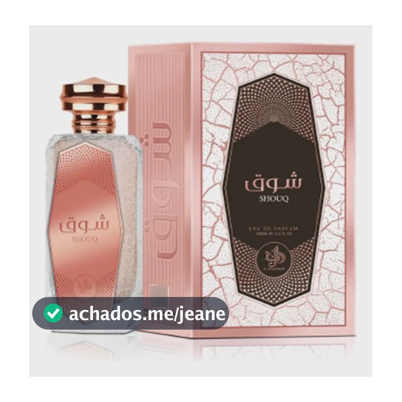 Perfume Árabe Shouq EDP 100ml Floral Frutado Mandarina Baunilha