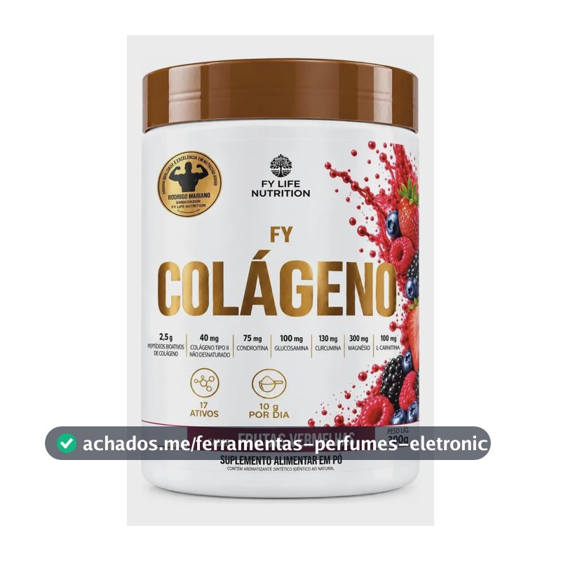 Fy Life Nutrition Colágeno Frutas Vermelhas 300g Frutas Vermelhas
