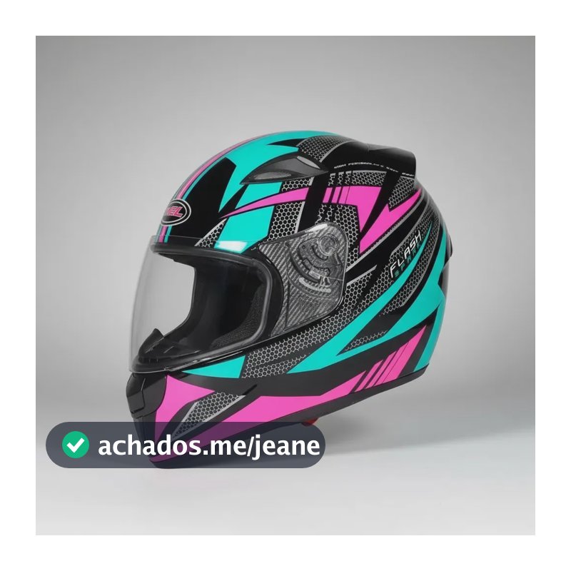 Capacete Feminino Tiffany Ebf Spark Flash Fechado 58