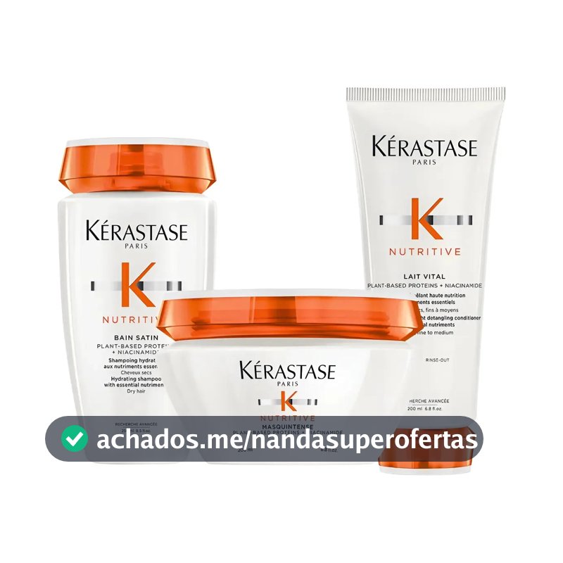 Kérastase Nutritive Kit - Bain Satin+masquintense+lait Vital