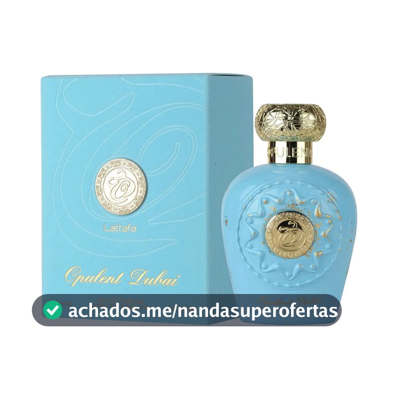 Perfume Árabe Lattafa Opulent Dubai Eau De Parfum 100 ML