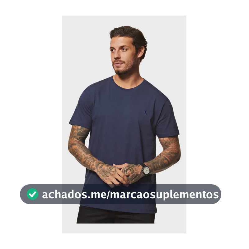 Camiseta Careca Reserva Masculino Marinho N/a M Lisa