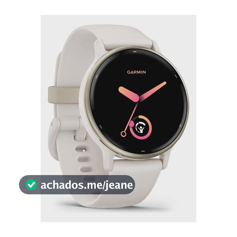 Relógio Garmin Vivoactive 5 Monitor Cardíaco E Gps Cor Branco