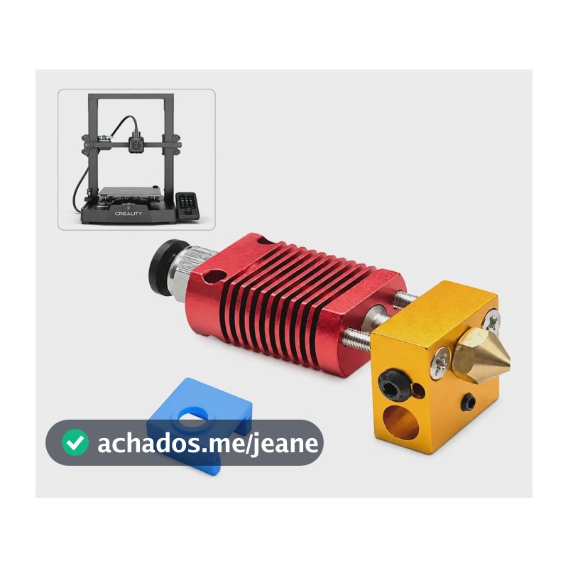 Hotend Creality Mk8 1.75mm Impressora 3d Ender 3 Pro V2 Cr10 24v