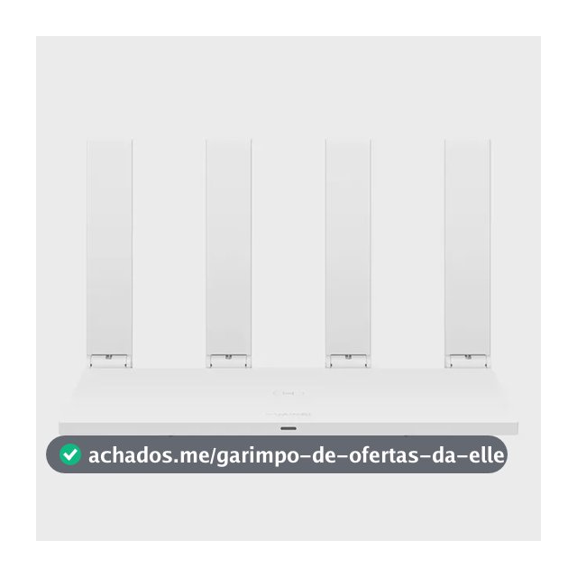 Roteador HUAWEI WiFi AX2S 5 GHz Wi-Fi 6 HarmonyOS Mesh+ EasyMeshVisualização de Diagnósticos do Wi-Fi Controle Parental Branco