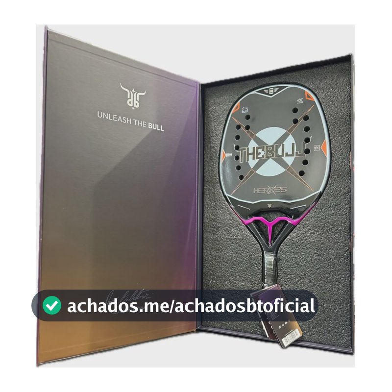 Raquete Beach Tennis Heroes The Bull Carbon12k Box 2025