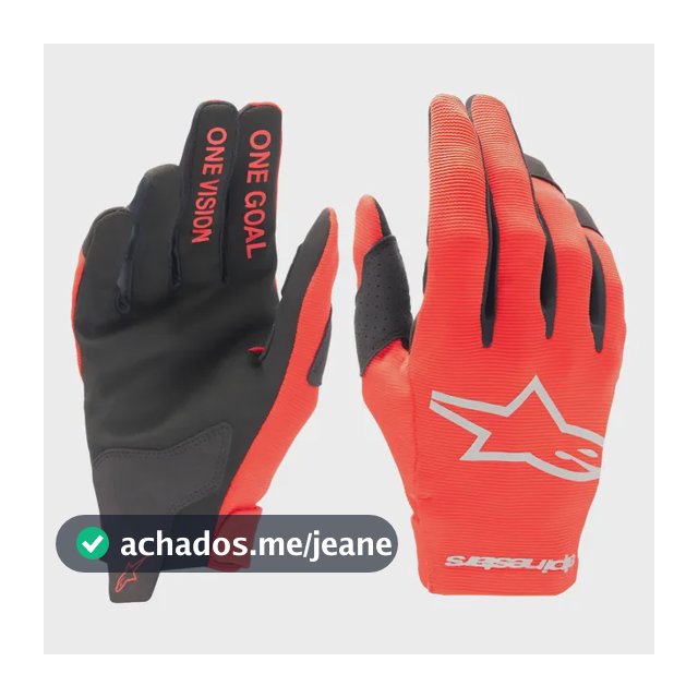 Luva Motocross Alpinestars Radar Trilha Off Road Cores
