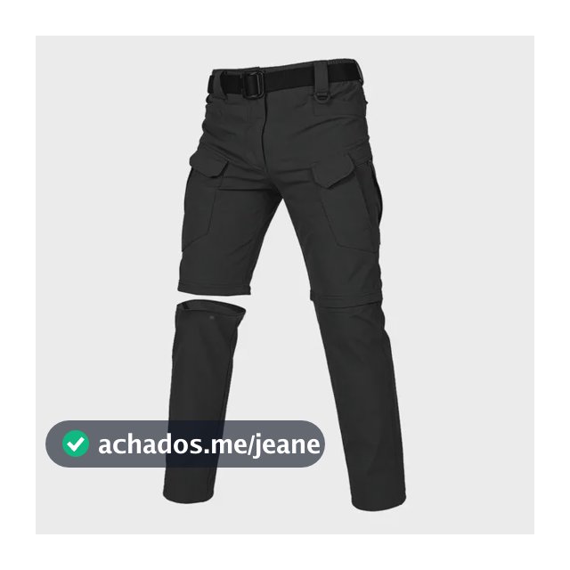 Calça Tática 2 Peças Impermeável Para Trekking E Pesca