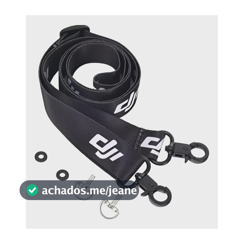 Cordão De Pescoço Para Controle Dji Rc Rc2 Mosquetão Premium