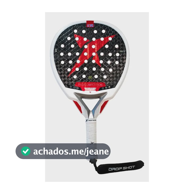 Raquete De Padel Drop Shot Flame Soft - 2026 Branco