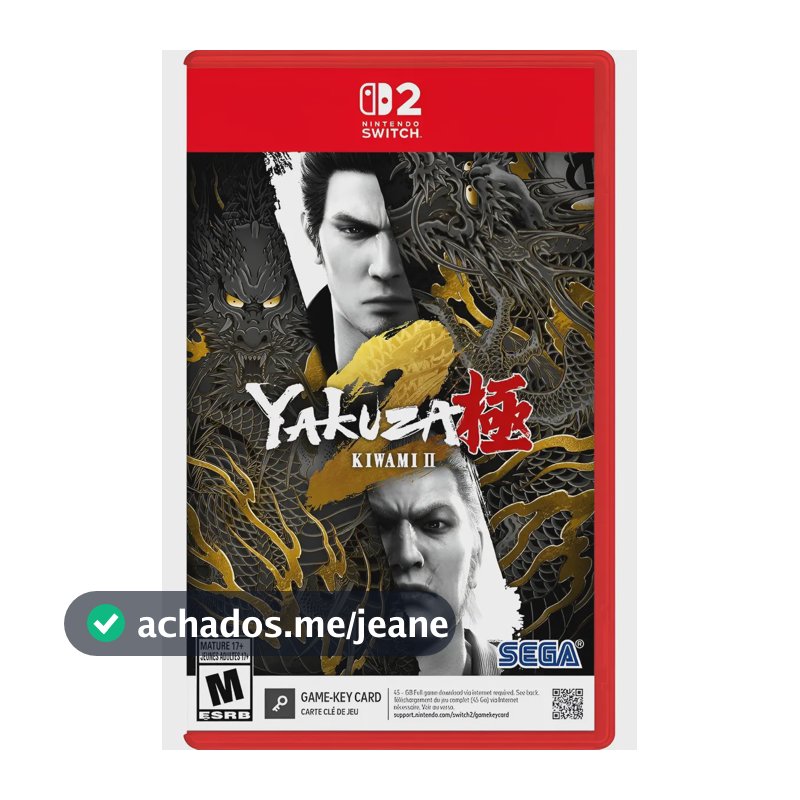Yakuza Kiwami 2 - Nintendo Switch 2 FÍSICO