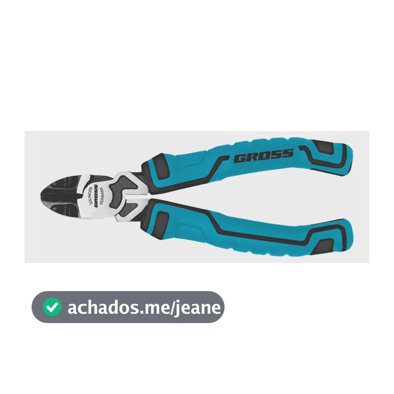 Alicate Corte Diagonal Reforçado Fosfatizado 6pol 15cm Gross