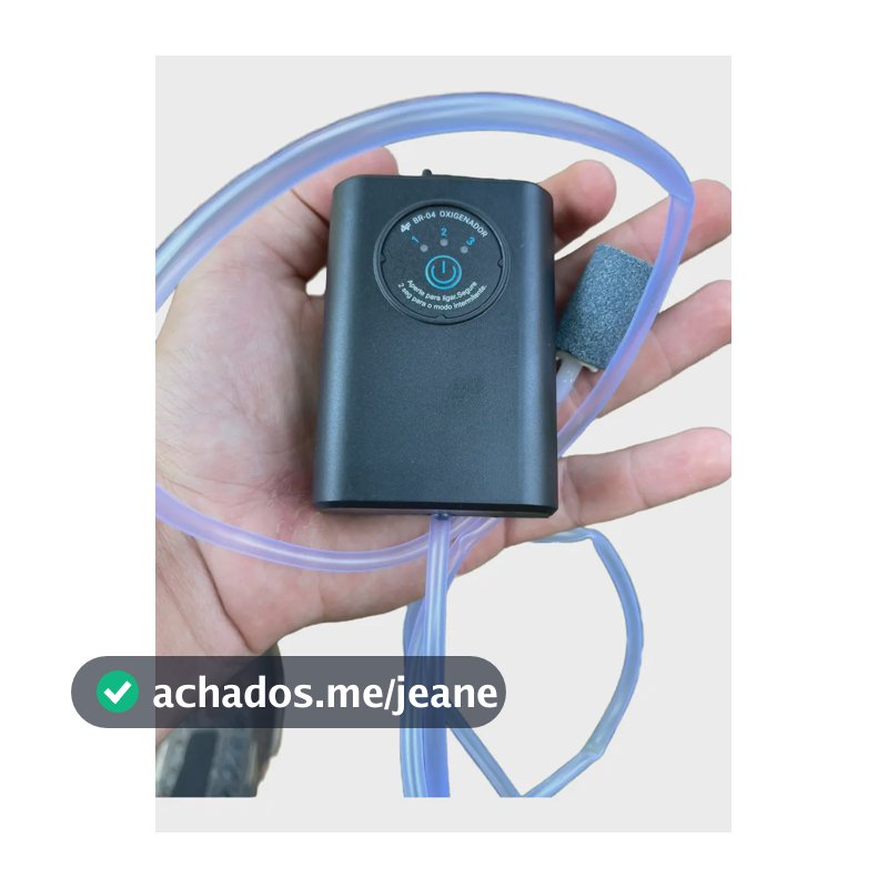 Oxigenador Portátil Para Isca Viva Aquário Bomba De Ar