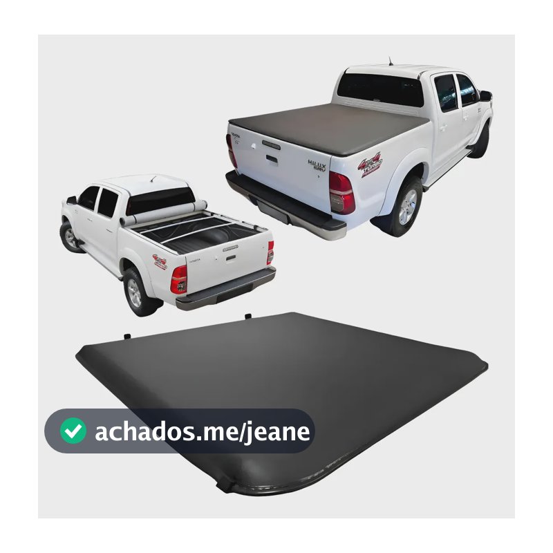Capota Marítima Trek Top Hilux Cabine Dupla 2005-2015 Toyota Preto