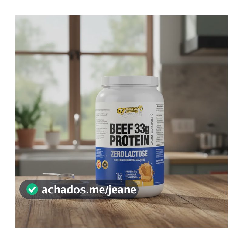 Beef Protein 33g Proteína 1kg Sabor Paçoca  - G7 Legacy Paçoca