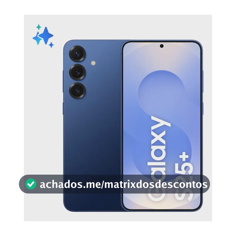 Samsung Galaxy S25+ 5g, 256gb, 12gb, Câmera Tripla - Azul marinho