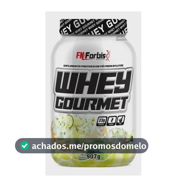 Whey Protein FN Forbis Gourmet Pó Sabor Torta Limão 907g 25g Proteína