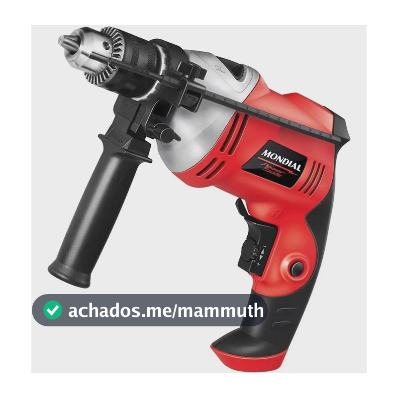 Furadeira Elétrica de impacto 13mm 750w Mondial FFI-05