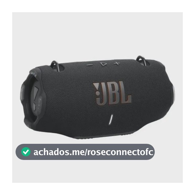 Caixa de Som Bluetooth Portátil Xtreme 4 JBL Cor Preta