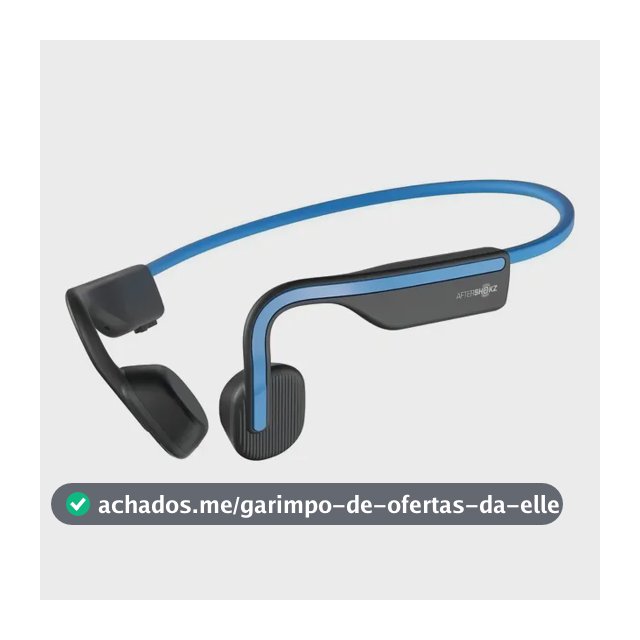 Fone de ouvido open-ear sem fio Shokz Sport OpenMove S661-ST azul