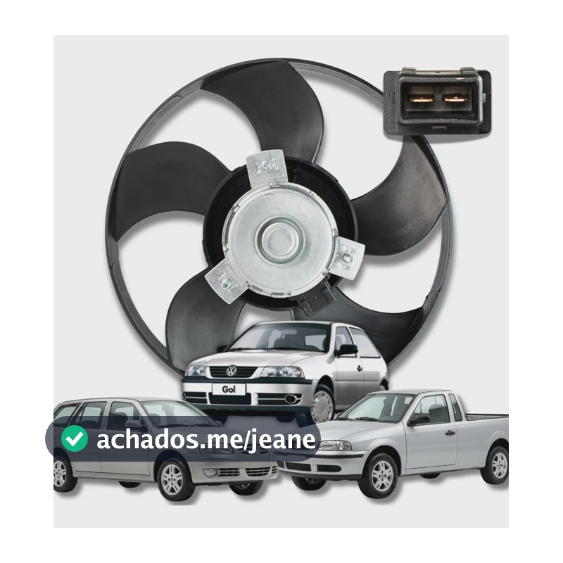 Eletroventilador Ventoinha Gol G2 G3 Parati Saveiro Sem Ar