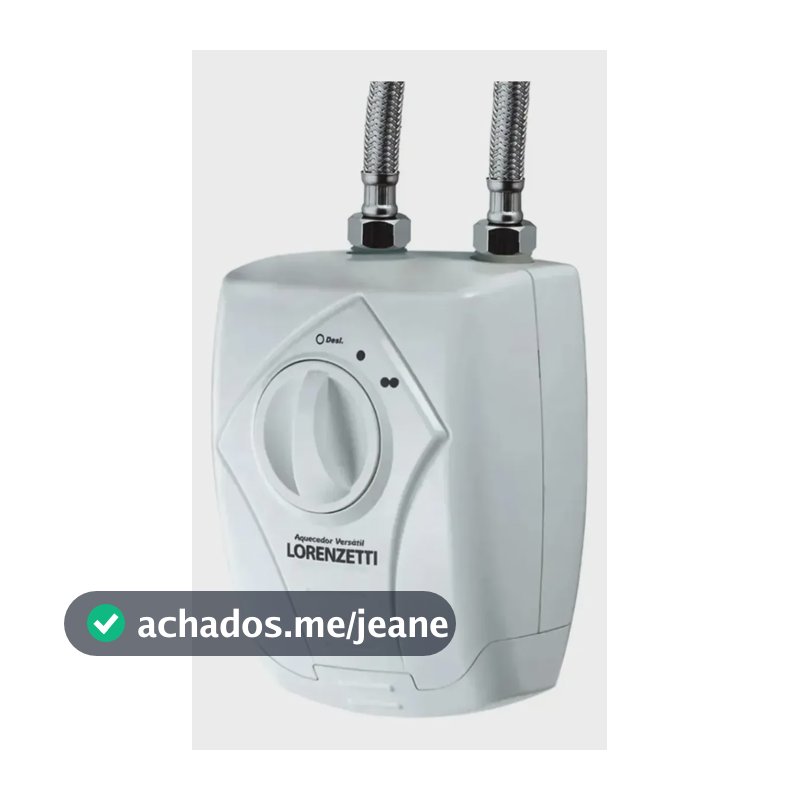 Aquecedor versatil 3 temperaturas Lorenzetti cor branco para pias e lavatórios 5500w