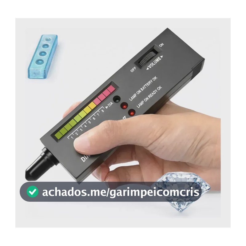 Testador de Diamante Portátil para Joias com Alta Precisão