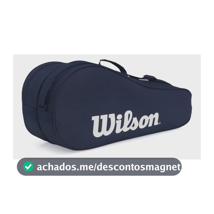 Raqueteira Wilson Advantage 6pk Azul-marinho Azul-escuro